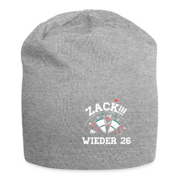 Dart Player Humor Zack 26 Tee - Bonnet en jersey - gris chiné - Devant