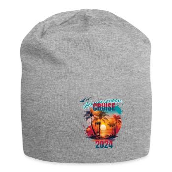T-shirt « Croisière Lune de Miel Pour Couples 2024 » - Bonnet en jersey - gris chiné - Devant