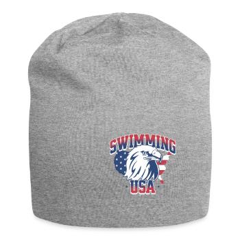 Riot Usa Swim T-shirt - Jersey Beanie - heather grey - Front