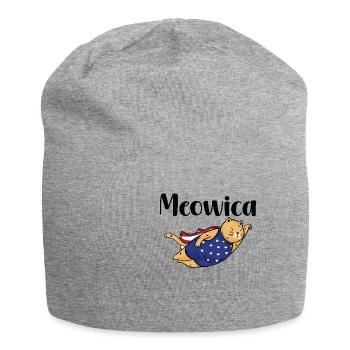 T-shirt patriotique Meowica Cat - Bonnet en jersey - gris chiné - Devant