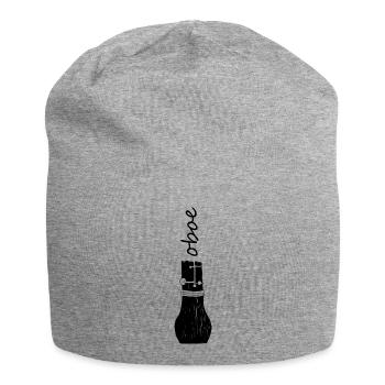 hautbois - Bonnet en jersey - gris chiné - Devant
