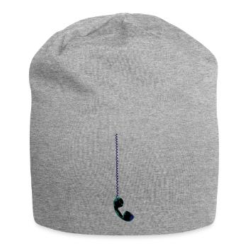 phone - Jersey Beanie - heather grey - Front