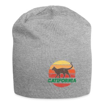 Cadeau de chat Catifornia - Bonnet en jersey - gris chiné - Devant