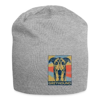 Windhund - Jersey-Beanie - Grau meliert - Vorne