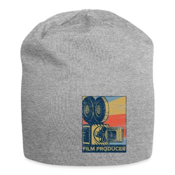 Filmproduzent Kino - Jersey-Beanie - Grau meliert - Vorne