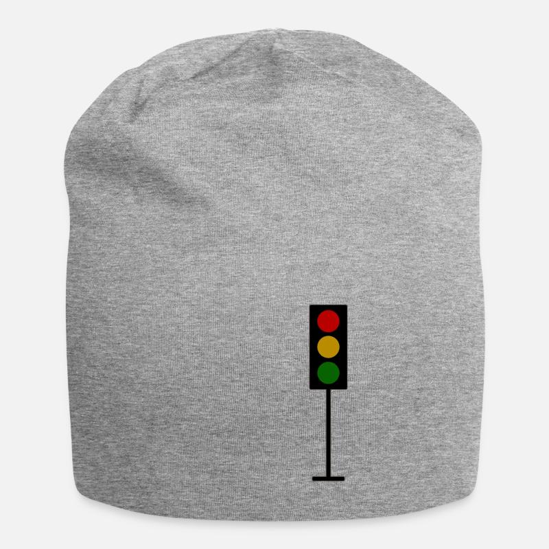 Ampel - Jersey-Beanie - Grau meliert