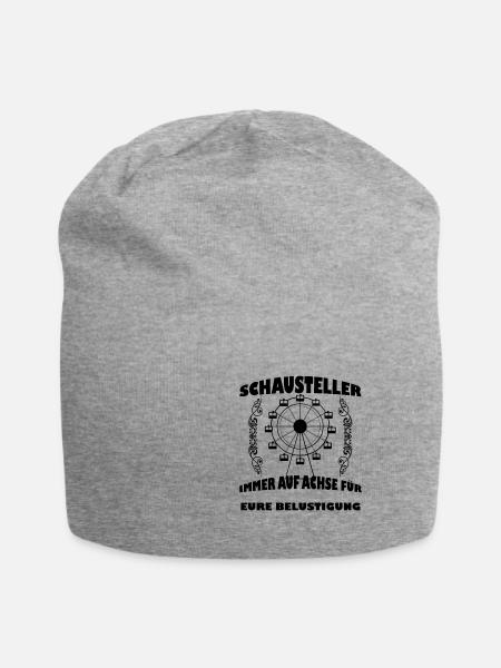 Schausteller Schaustellerin Beruf - Jersey-Beanie - Grau meliert
