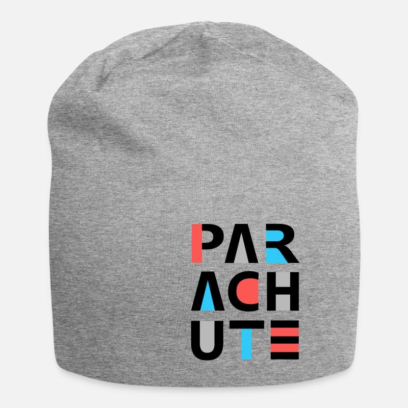 Fallschirm - Jersey-Beanie - Grau meliert