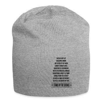 Science Magic Religion Research Gift - Jersey Beanie - heather grey - Front