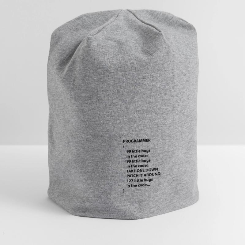 Code Programmer Nerd Bug Developer Gift Jersey Beanie