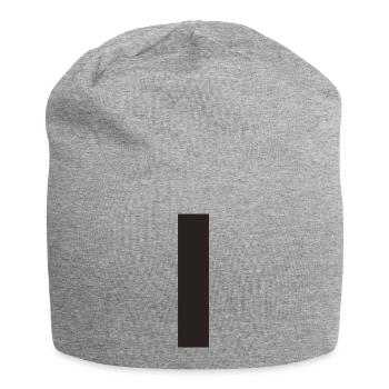 I - Bonnet en jersey - gris chiné - Devant