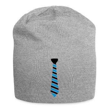 krawatte - Jersey-Beanie - Grau meliert - Vorne