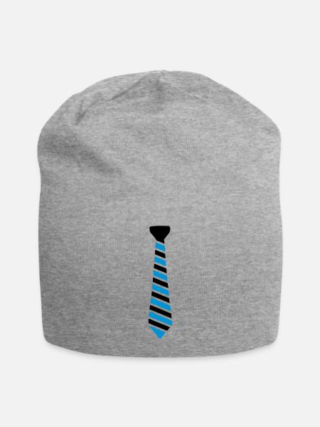 krawatte - Jersey-Beanie - Grau meliert