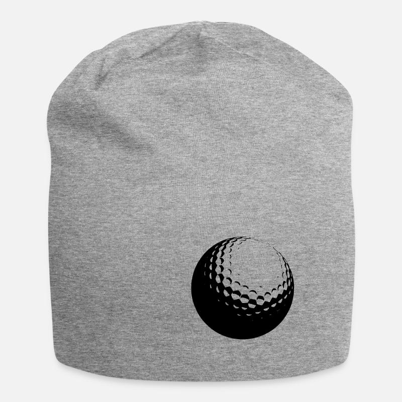 Golfball - Jersey-Beanie - Grau meliert