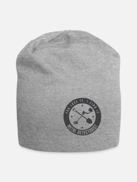 Sondler sondeln Sondengänger Sucher Geschenk 0572 - Jersey-Beanie - Grau meliert
