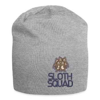 Sloth Squad - Jersey Beanie - heather grey - Front