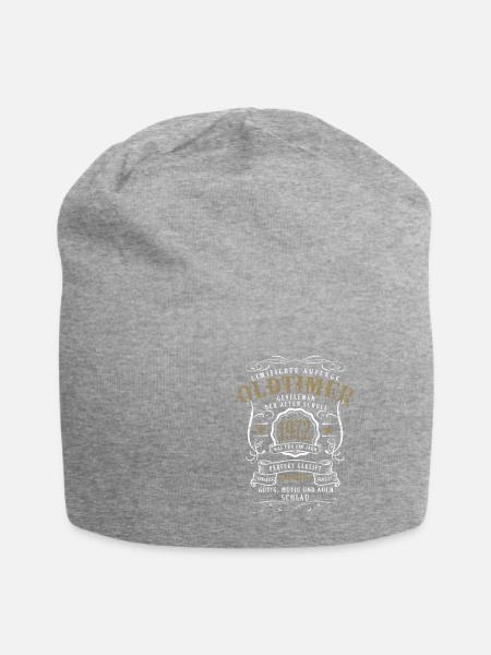1972 geboren Gentleman 50 Geburtstag Oldtimer 1972 - Jersey-Beanie - Grau meliert