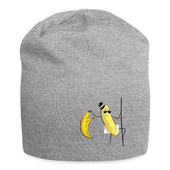 banana banane strip strippen pole dance geschenk - Jersey-Beanie - Grau meliert - Vorne