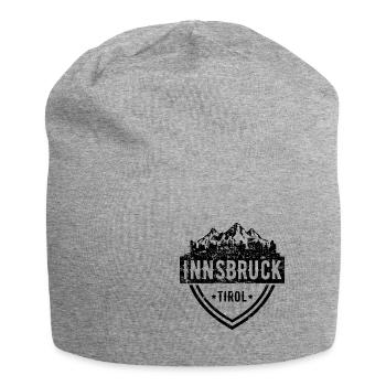 Innsbruck - Jersey-Beanie - Grau meliert - Vorne