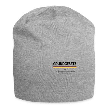 Lustiges Satire Grundgesetz Mallorca Urlaub - Jersey-Beanie - Grau meliert - Vorne