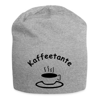kaffeetante - Jersey-Beanie - Grau meliert - Vorne