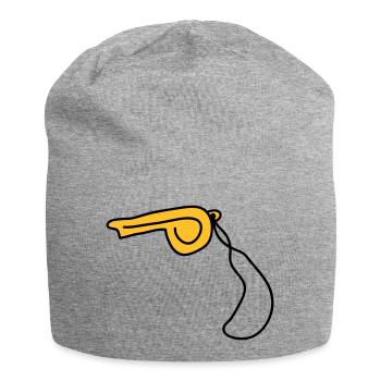 pfeife_2c - Jersey Beanie - heather grey - Front