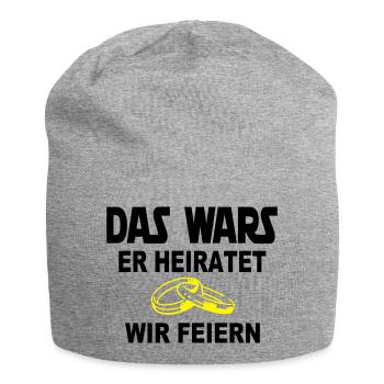 das wars - ringe 2-- - Jersey-Beanie - Grau meliert - Vorne