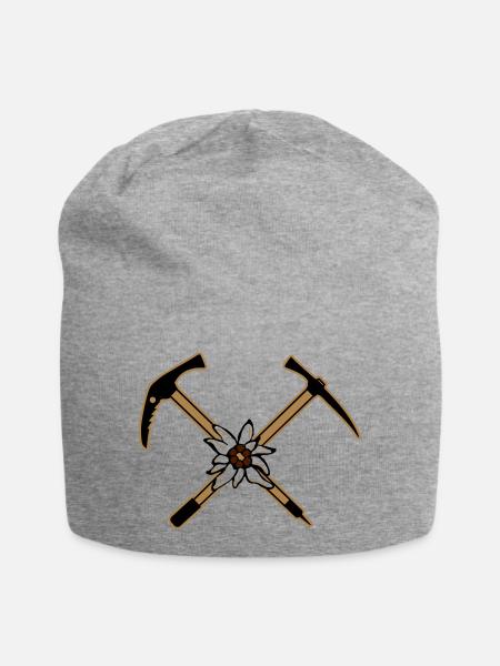 Kraxler - Jersey-Beanie - Grau meliert