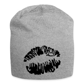 Bouche Rosebud - Bonnet en jersey - gris chiné - Devant