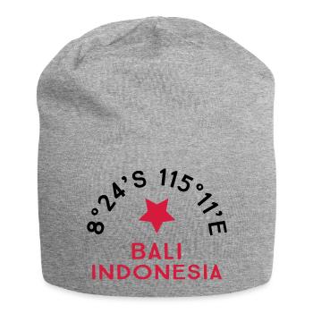 Bali - Jersey-Beanie - Grau meliert - Vorne