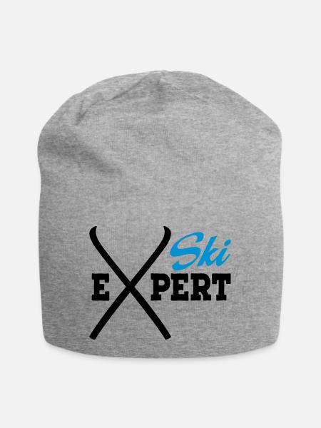 Ski - Jersey-Beanie - Grau meliert