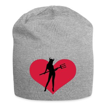 she_devil - Jersey-Beanie - Grau meliert - Vorne