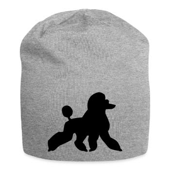 Pudel - Jersey-Beanie - Grau meliert - Vorne