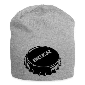 Kronkorken - Jersey Beanie - heather grey - Front