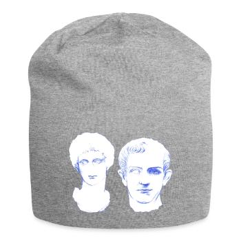 Eternal Love - Liebespaar forever in Marmor - Jersey-Beanie - Grau meliert - Vorne