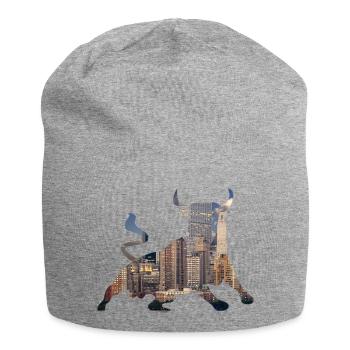 Wall Street Bull - Bonnet en jersey - gris chiné - Devant