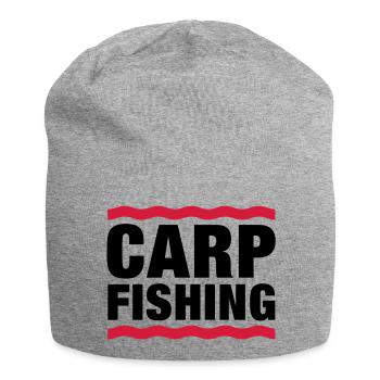 carp_fishing - Jersey Beanie - heather grey - Front