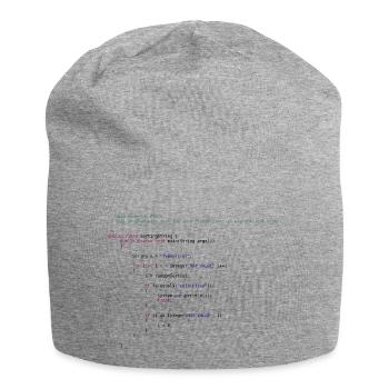 code Java drôle pour trier - Bonnet en jersey - gris chiné - Devant