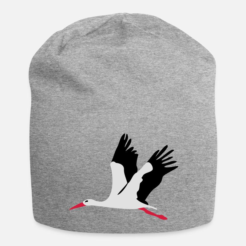 Stork - Jersey Beanie - heather grey