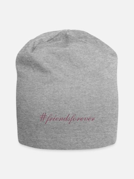 Friendsforever - Jersey-Beanie - Grau meliert