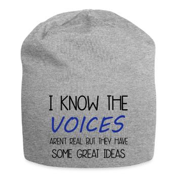 Voices - Jersey Beanie - heather grey - Front