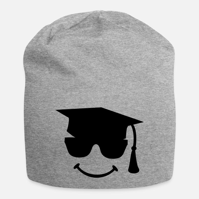 Doktorhut Doktorand Doktortitel student studium - Jersey-Beanie - Grau meliert