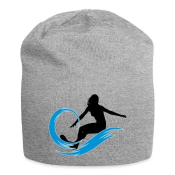 surfeuse - Bonnet en jersey - gris chiné - Devant