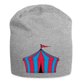 tente de cirque - Bonnet en jersey - gris chiné - Devant