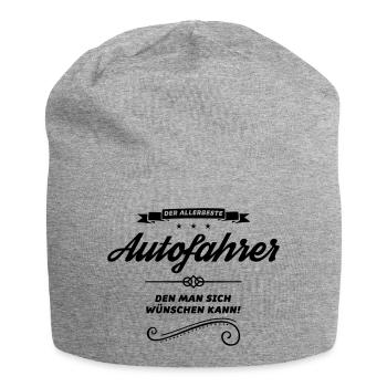 der allerbeste autofahrer - Jersey-Beanie - Grau meliert - Vorne