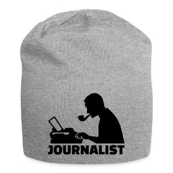 Journalist - Jersey-Beanie - Grau meliert - Vorne