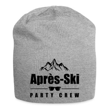 apres ski party crew - Jersey-Beanie - Grau meliert - Vorne