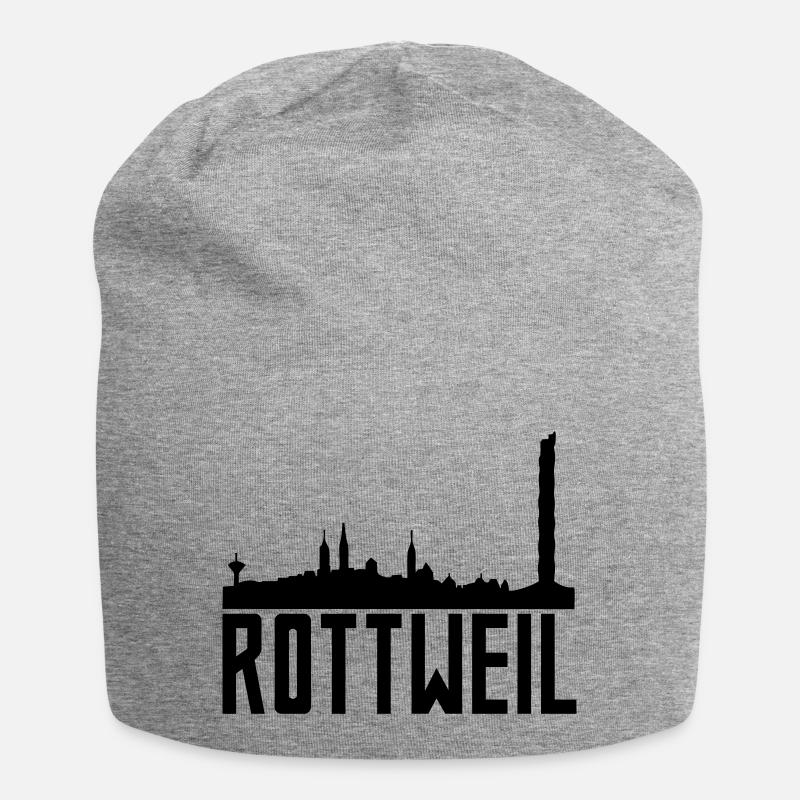 rottweil - Jersey-Beanie - Grau meliert