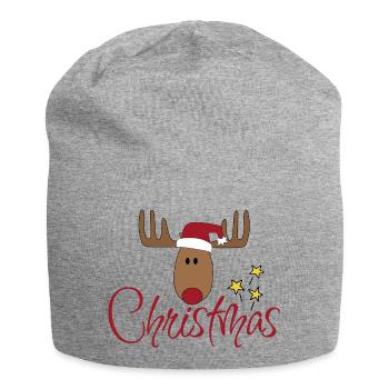 Lustige Geschenke zu Weihnachten für Freunde - Jersey-Beanie - Grau meliert - Vorne