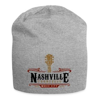 Nashville Tennessee Music City USA Geschenkidee - Jersey-Beanie - Grau meliert - Vorne